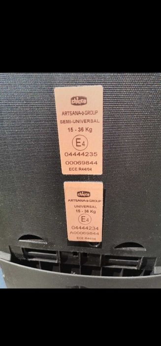Fotelik samochodowy CHICCO od 15-36 kg