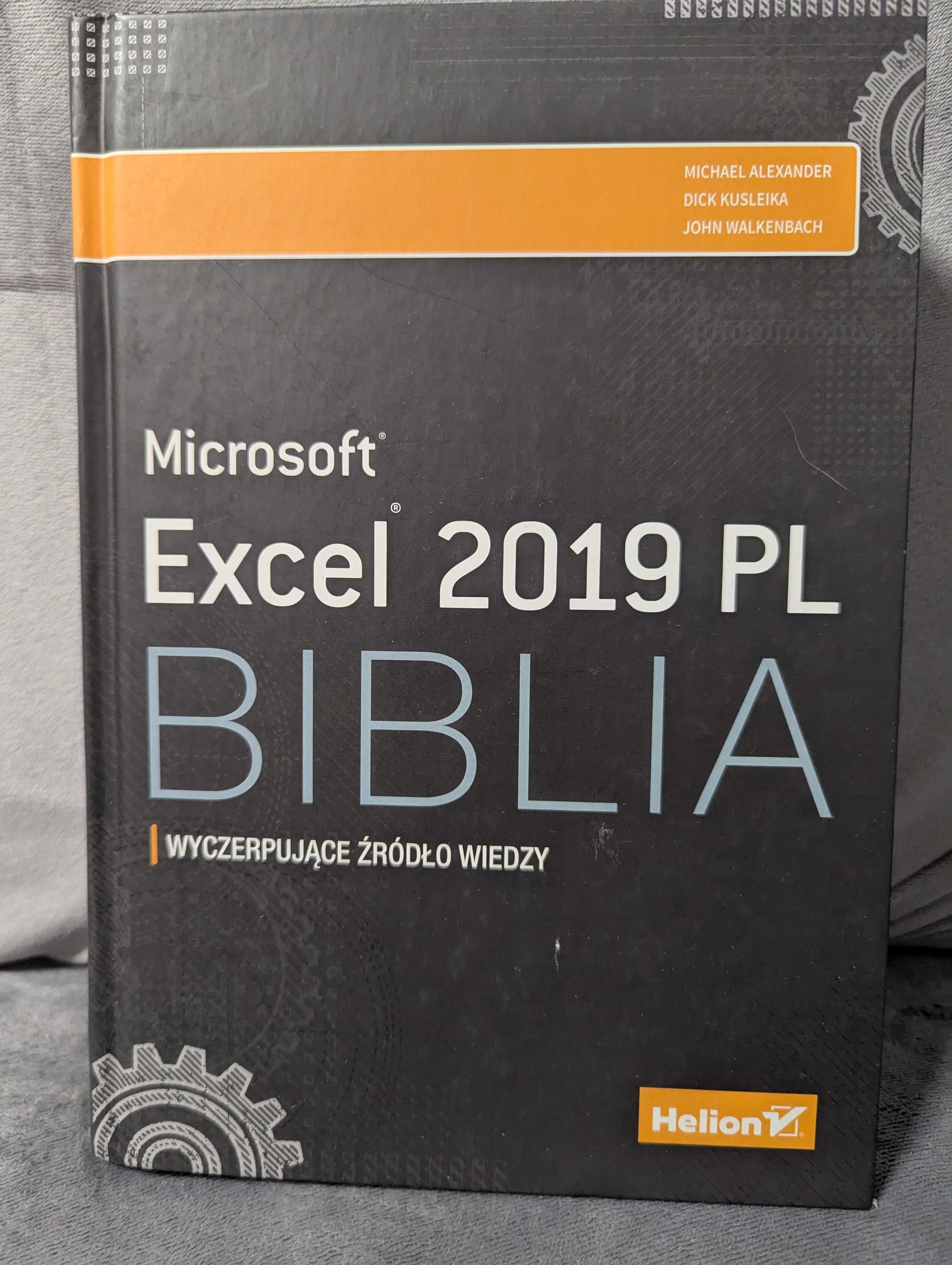 ,,Microsoft Excel 2019 PL Biblia. Wyczerpujące źródło wiedzy"