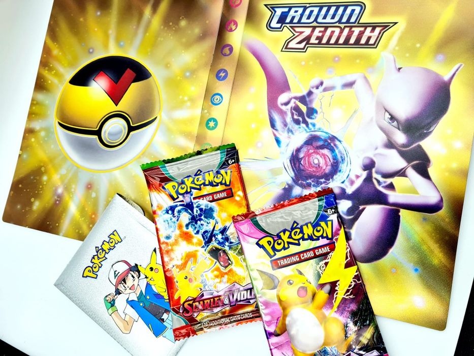 Duży zestaw Pokemon album na karty format A5 + karty nowe