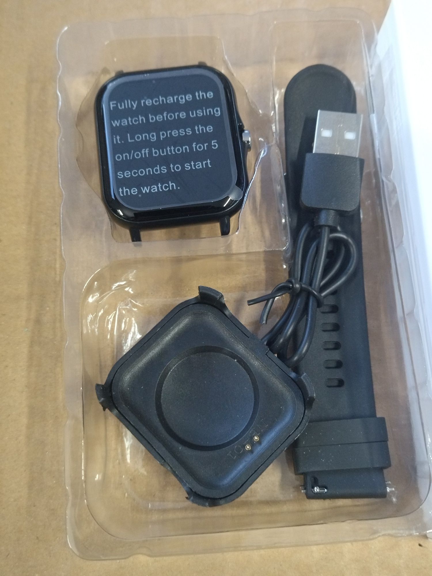 Smartwatch Y13, pełny monitoring