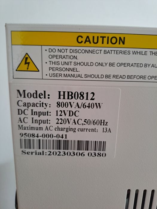 ДБЖ Інвертор 800VA/640W