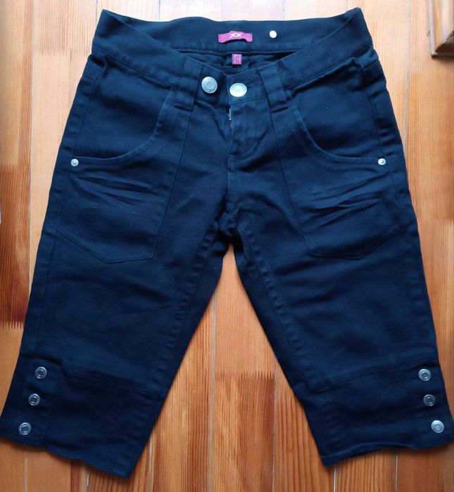 Молодіжні жіночі джинсові капрі бріджі стрейч MEXX (Нідерланди) XS-S