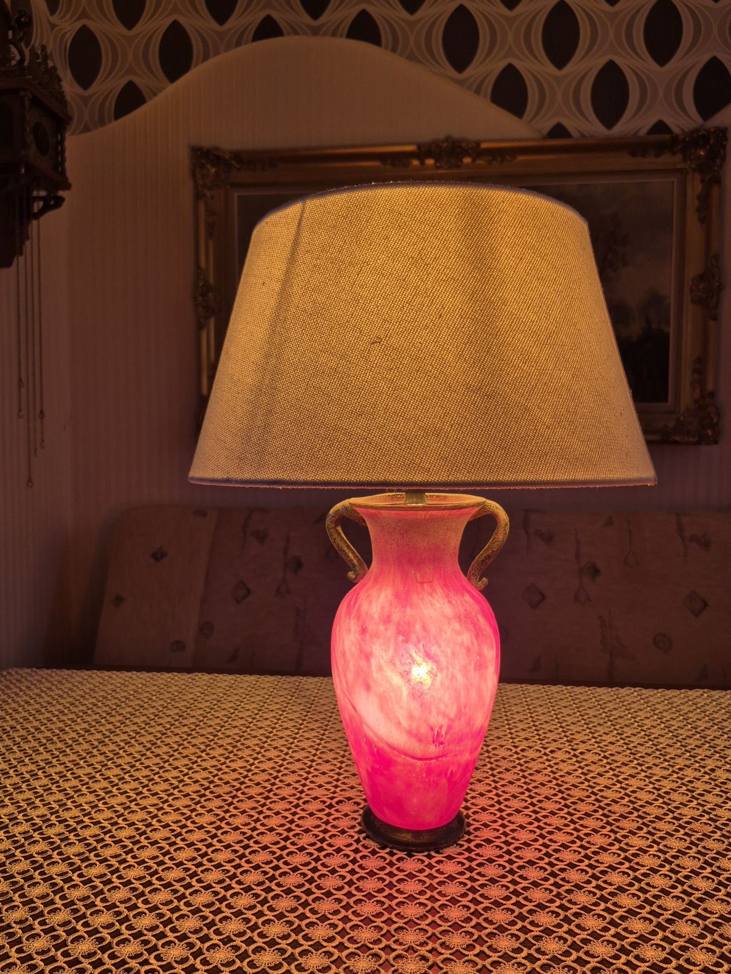 Antyczna Włoska lampa MURANO