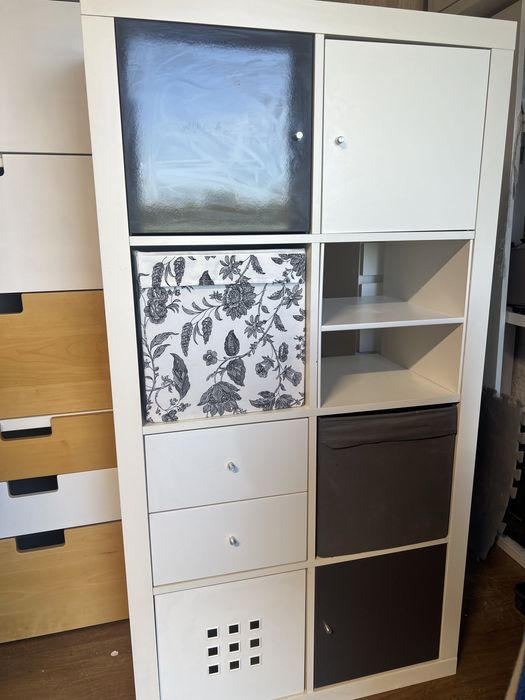 Regal ikea kallax połysk pelny wkładów! …::: Dostawa :::….