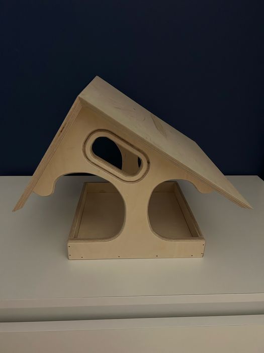 karmnik dla ptaków ze sklejki brzozowej 9mm.