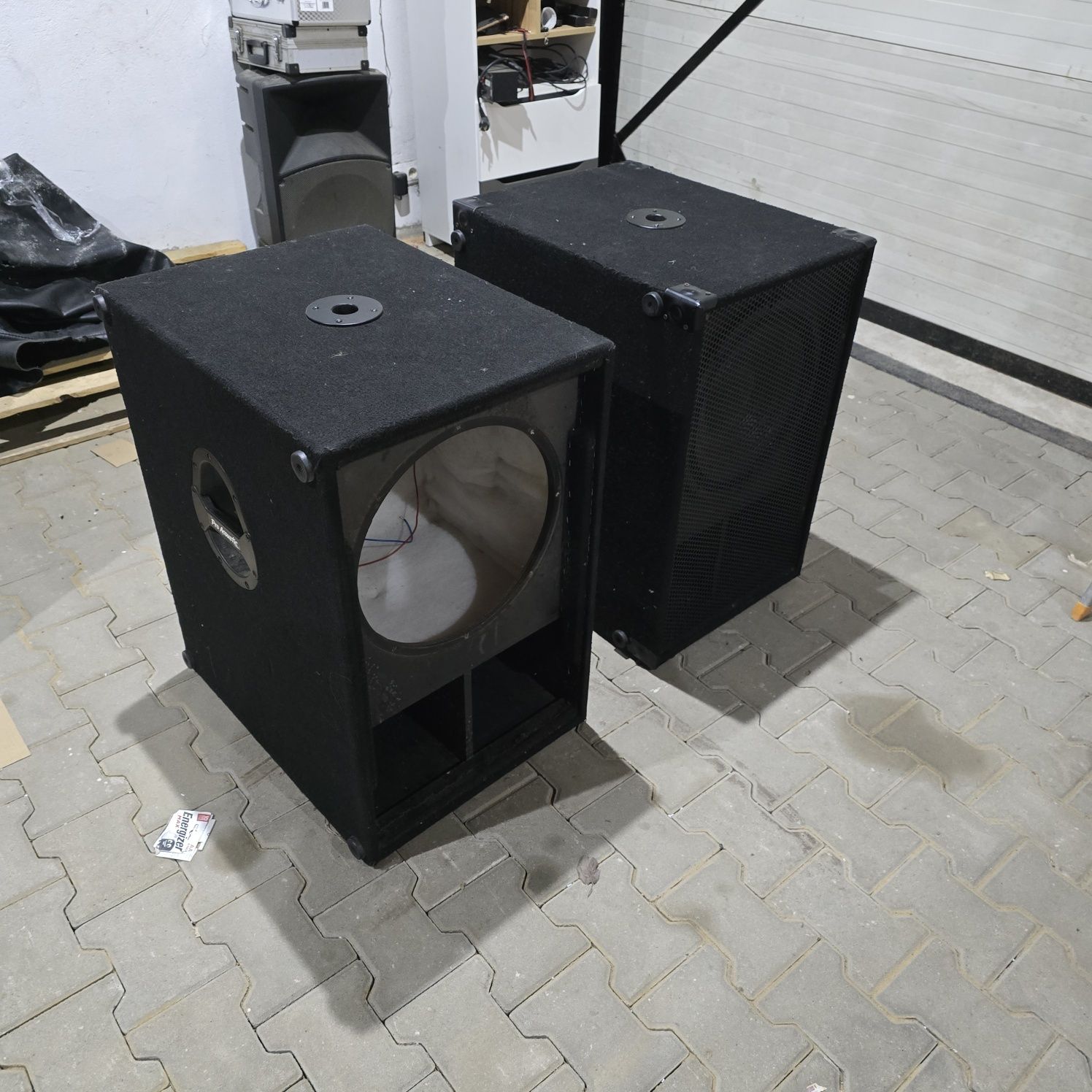 2szt obudowa basowa pod glosniki 15 plus gratis glosnik BEYMA