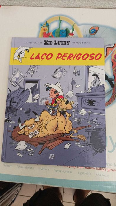 livro kid lucky laço perigoso