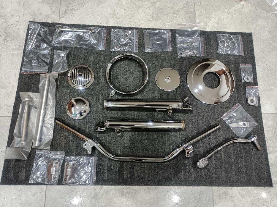 Kierownica chrom od chromuj.pl renowacja  WSK Wfm Junak Osa Komar JAWA