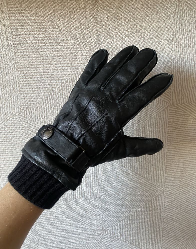 Чоловічі шкіряні рукавиці Austin Reed розмір М перчатки