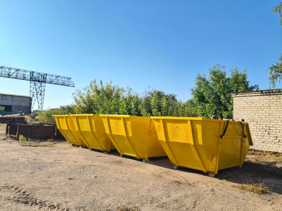 Вывоз мусора съёмными контейнерами. Вывоз строительного мусора.