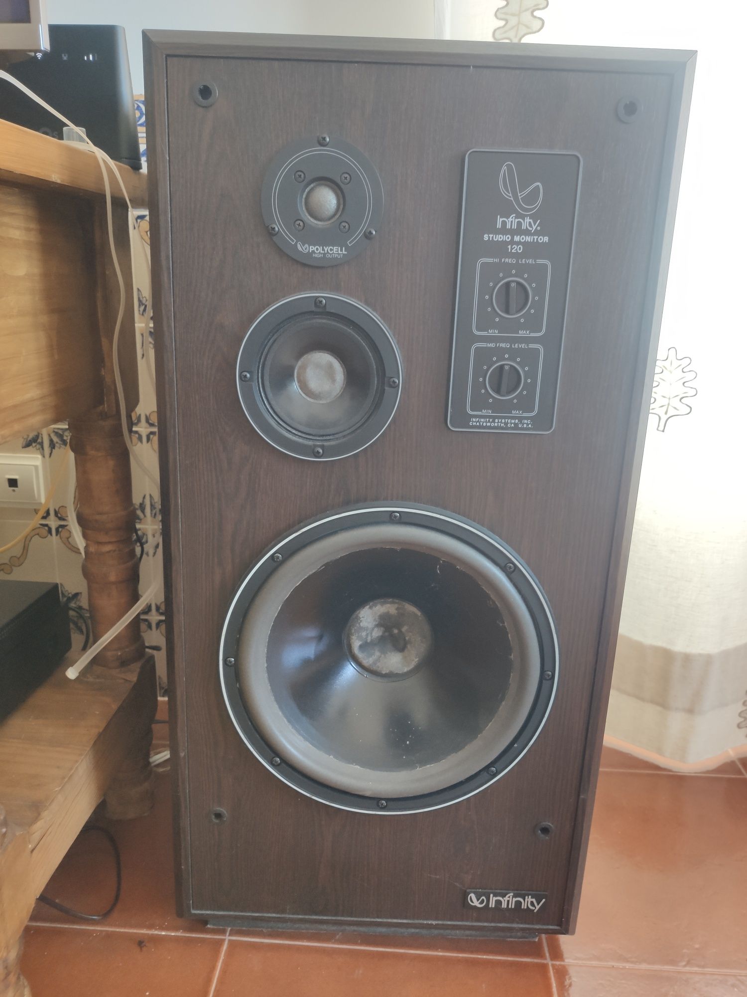 Par de colunas hi fi, Infinity studio monitor 120