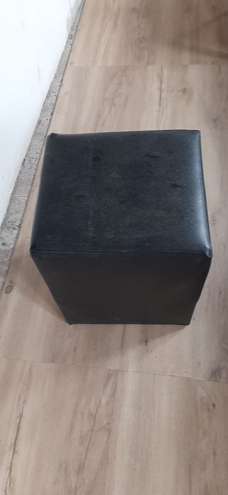 Pouf preto como novo