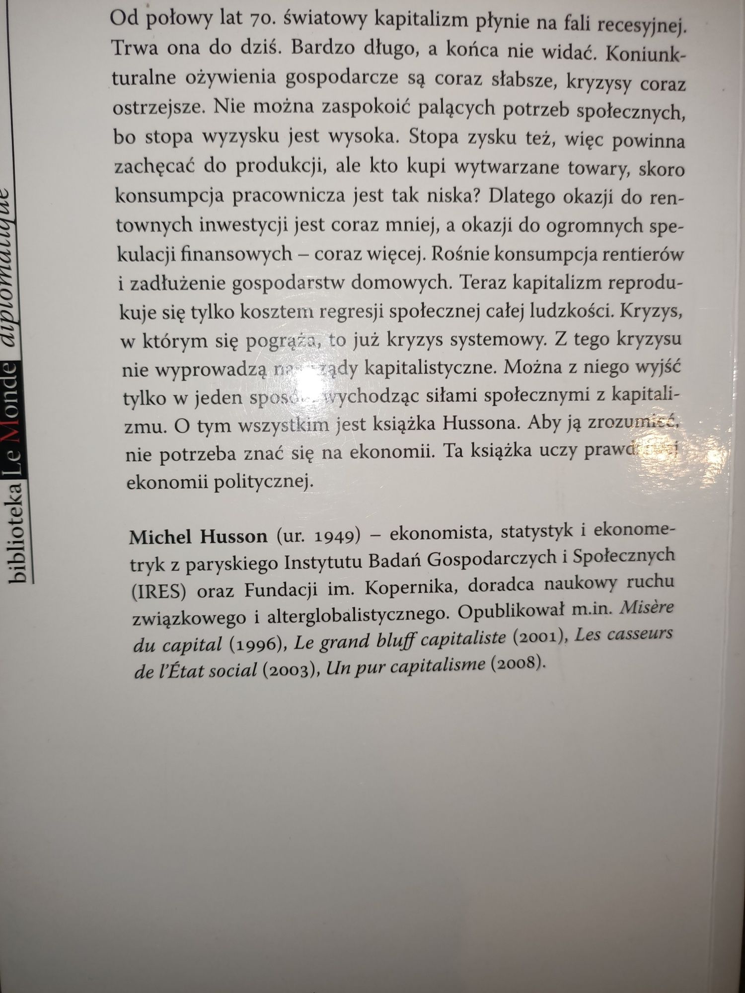 Kapitalizm bez znieczulenia Husson