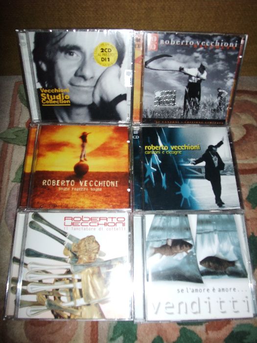 cd Lucio Battisti, I Pooh,Ramazzotti,Zucchero, Drupi и т.д.