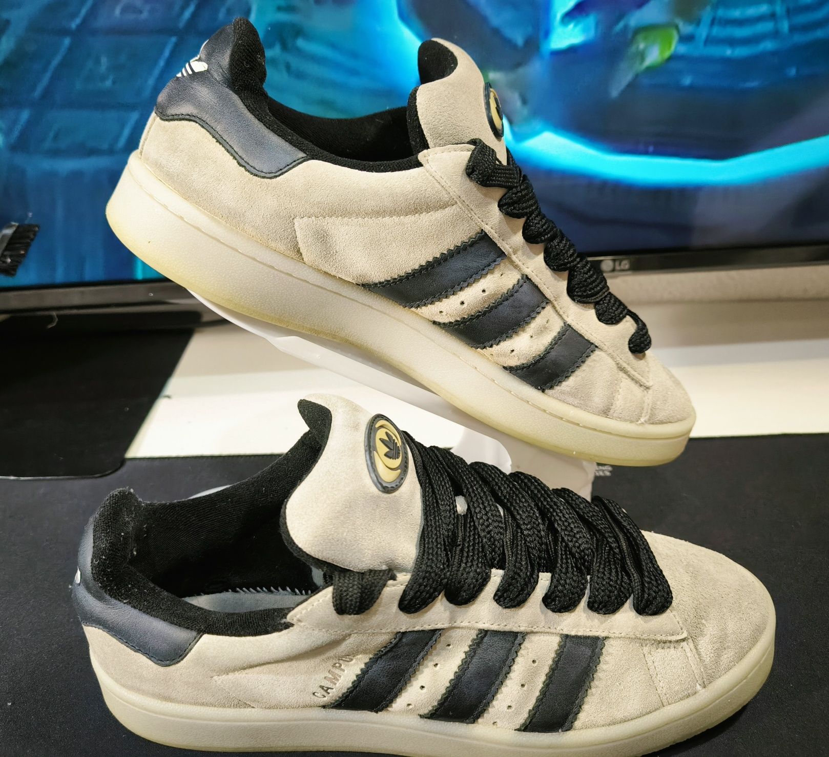 Adidas campus originais cinzentos