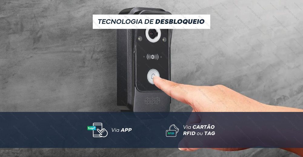 Vídeo Porteiro KIT Monitor 7” e Posto Externo 2MP 4 EFISMART PRO S400