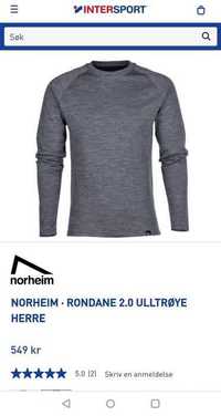 Термобілизна Norheim Норвегія мужское термобелье мерино