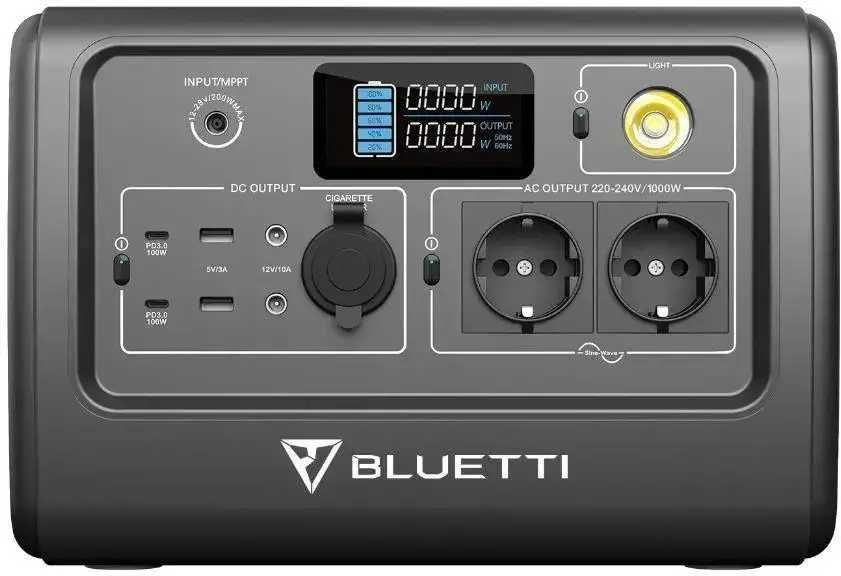 Зарядна станція BLUETTI EB70 1000W 716Wh (EU) life po4