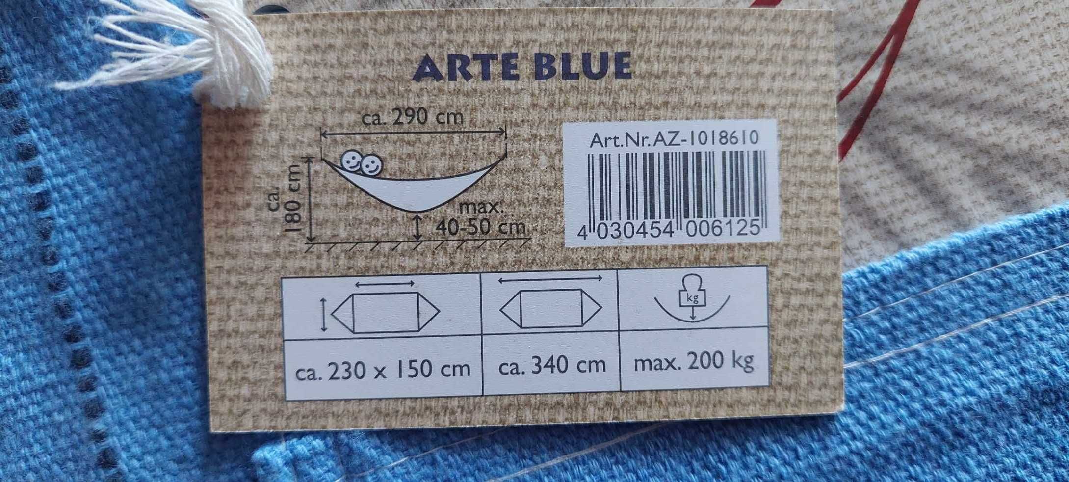 Hamak Amazonas Arte Blue, nówka