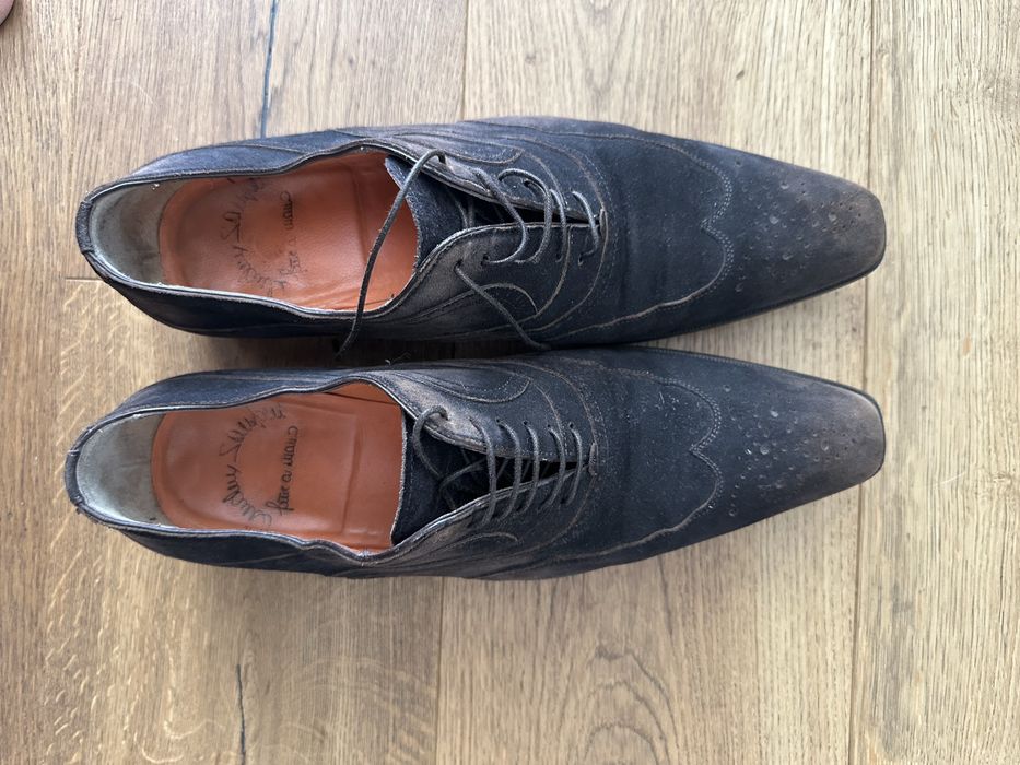 Італіське чоловіче вуття марки Santoni в розмірі 8,5 UK