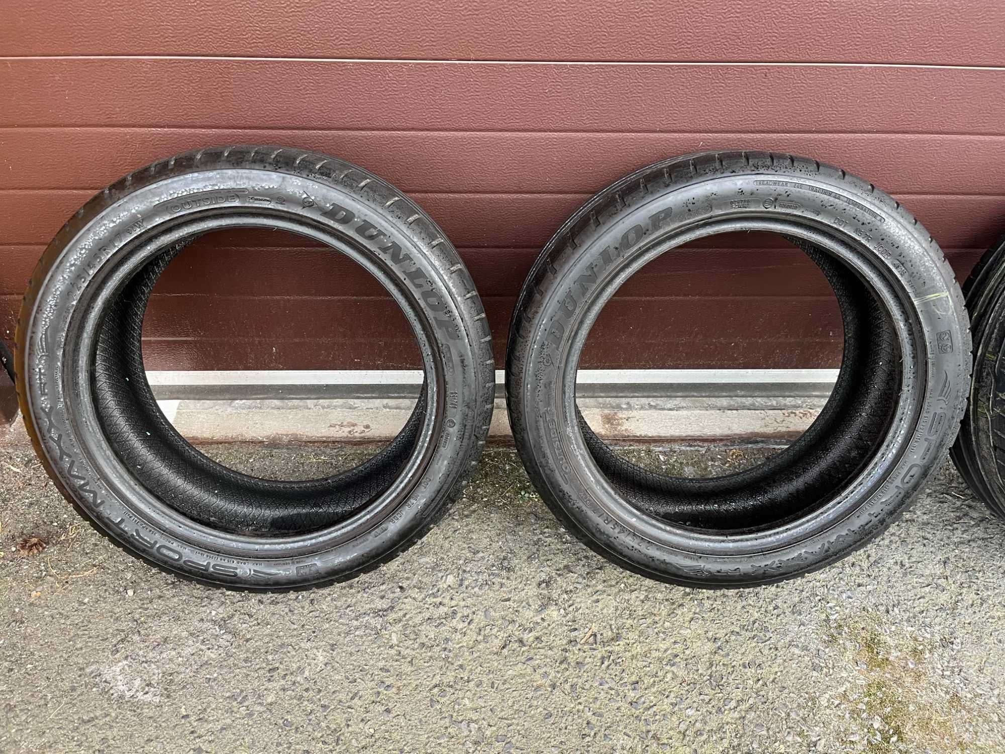 4x opony letnie DUNLOP sport max RT 91W 0-270km/h 225/45 r17