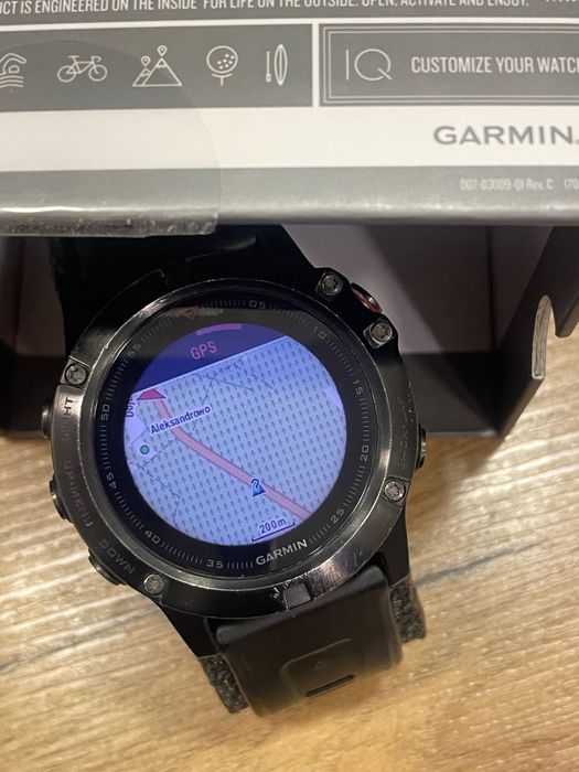 Garmin Fenix 5X fitnes bieganie narty rower mapy