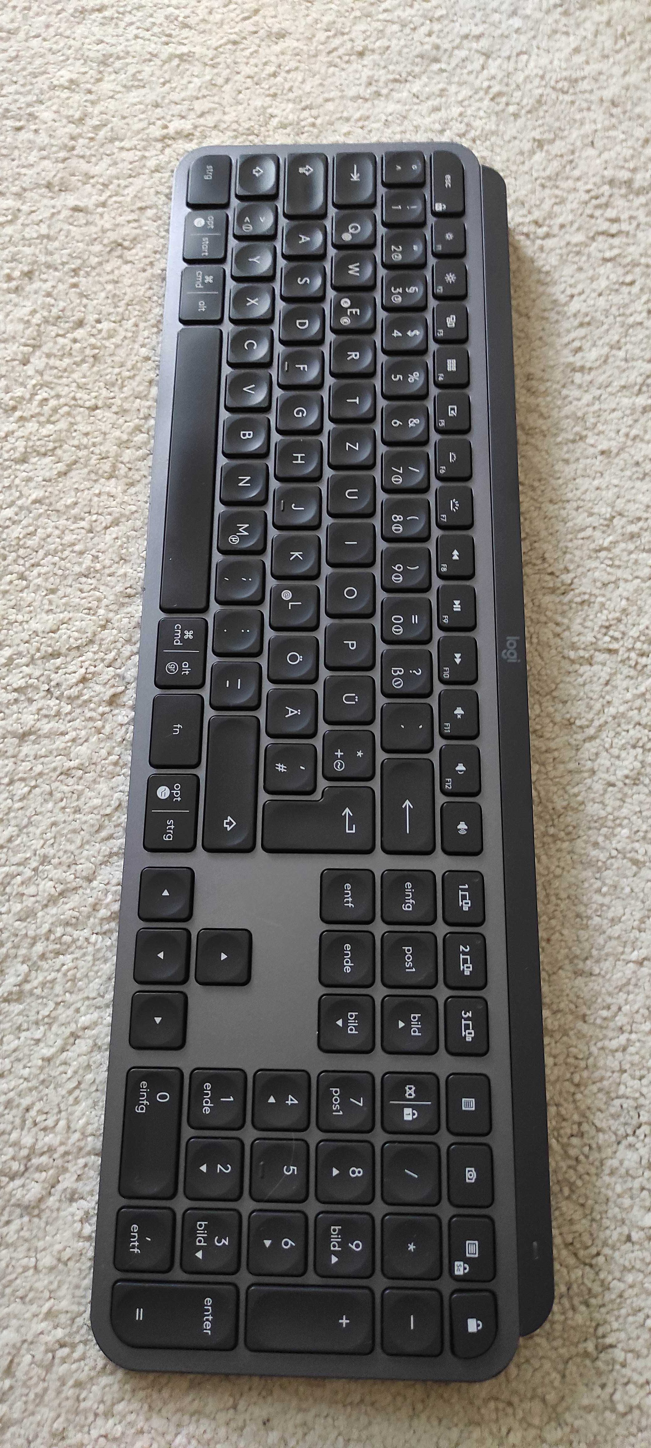 Klawiatura Logi MX KEYS Graphite pełnowymiarowa bezprzewodowa