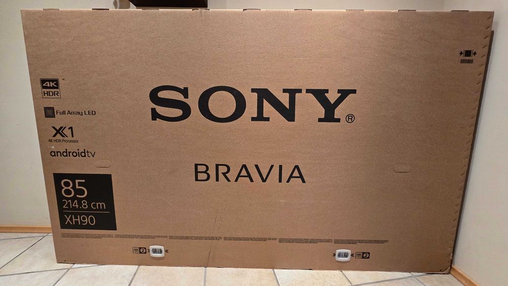 Telewizor Sony Bravia 85 cali KD85XH9096 FullArrayLED 4K HDR AndroidTV