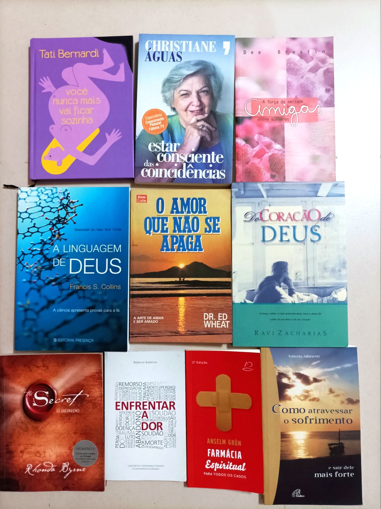 Livros de Auto-Ajuda / Espirituais / Testemunhos