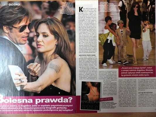 Angelina Jolie - artykuły prasowe