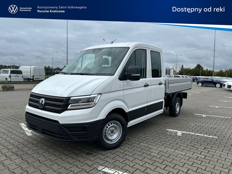 Volkswagen Crafter VOLKSWAGEN Crafter 35 Skrzyniowy z podwójną kabiną silnik: 2,0 l EU6 SCR 177 KM / skrzynia biegów: 4MOTION automatyczna 8-biegowa rozstaw osi: 3640 mm
