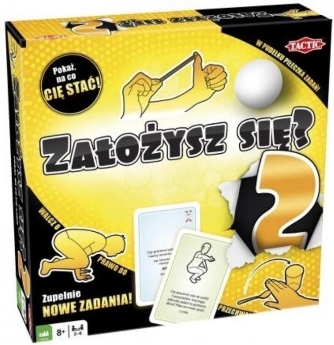 Założysz się? 2 Tactic pudełko,255x255 mm