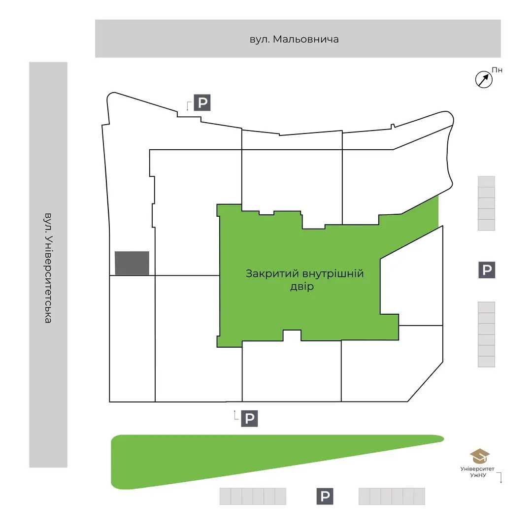 Оренда приміщення 59.8 м² у ЖК Grand Hills | 1 поверх - GHK 501