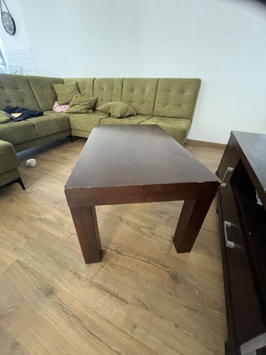 Stolik kawowy brązowy