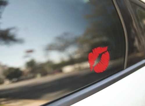 Naklejka na samochód BUZIAK USTA bez tła