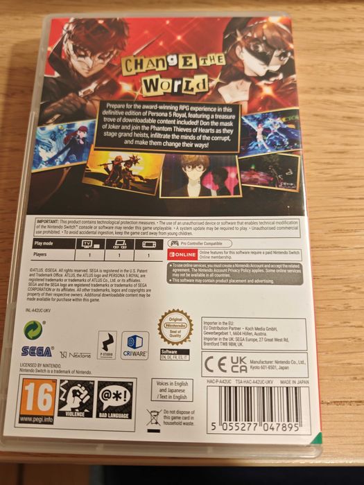 Persona 5 Royal Switch