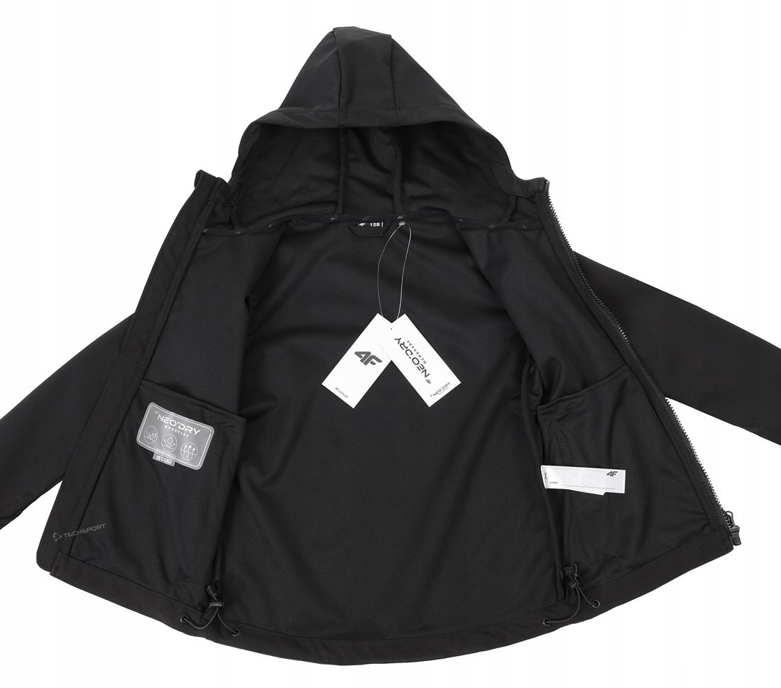 4f Chłopięca Kurtka Softshell membrana / rozm 158