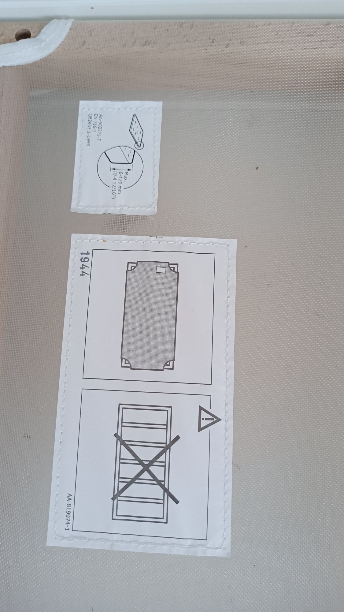 Zestaw IKEA STUVA Łóżeczko Materac szuflady poziomy