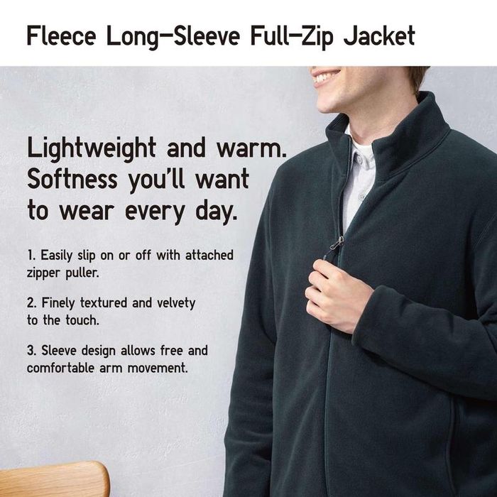 Кардиган чоловічий  на замку фліска uniqlo s,m,l,xs