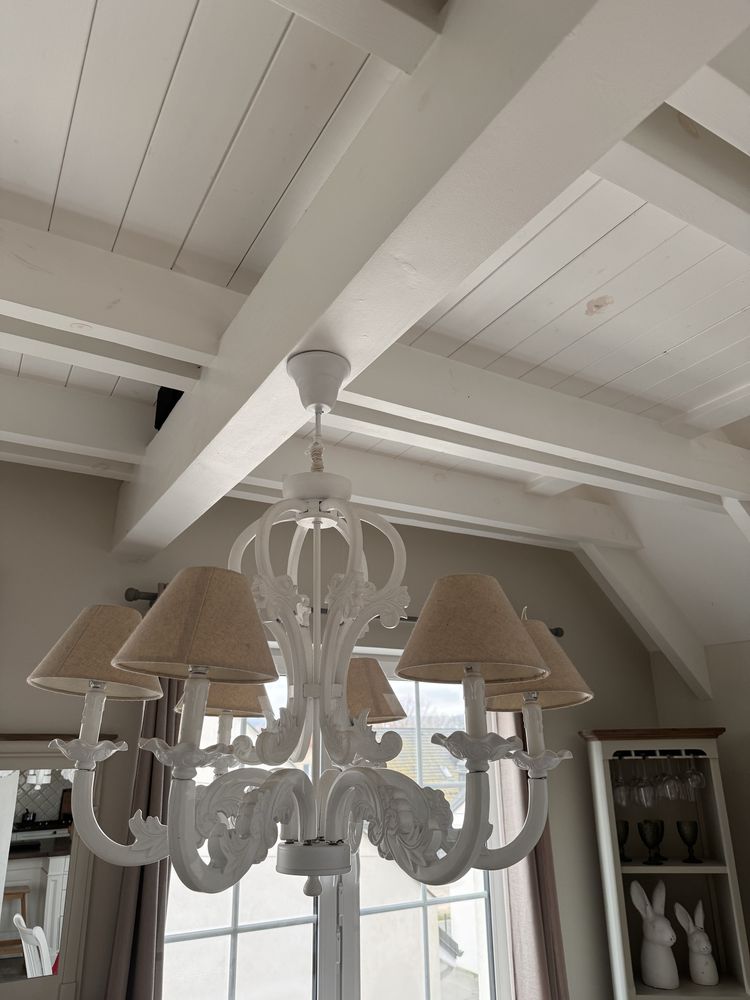 Piękna Lampa  żyrandol hampton prowansja