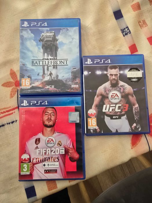 gry na ps4 fifa 20 ufc 3 Battlefront