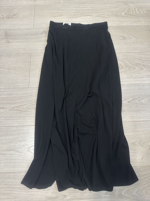 Czarna spódnica maxi