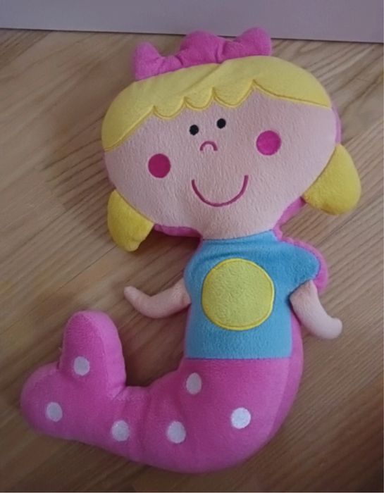 Duża Przytulanka do spania do samolotu  Milo Syrenka