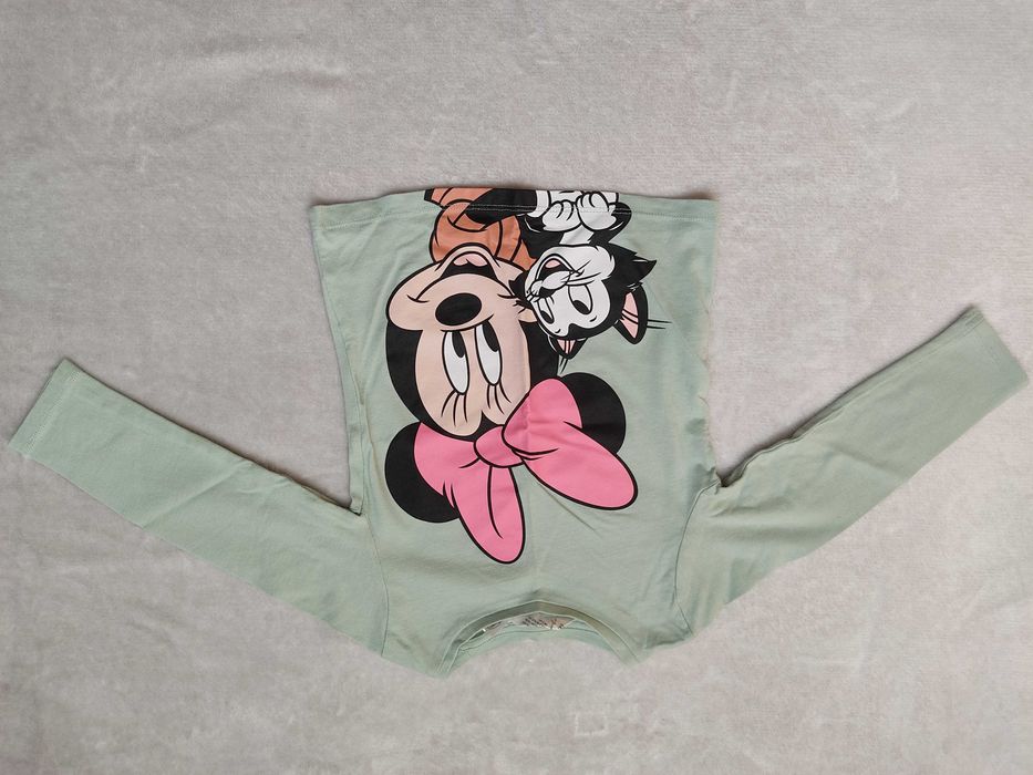 Bluzka / T-shirt długi rękaw myszka Minnie rozm. 98 firmy H&M