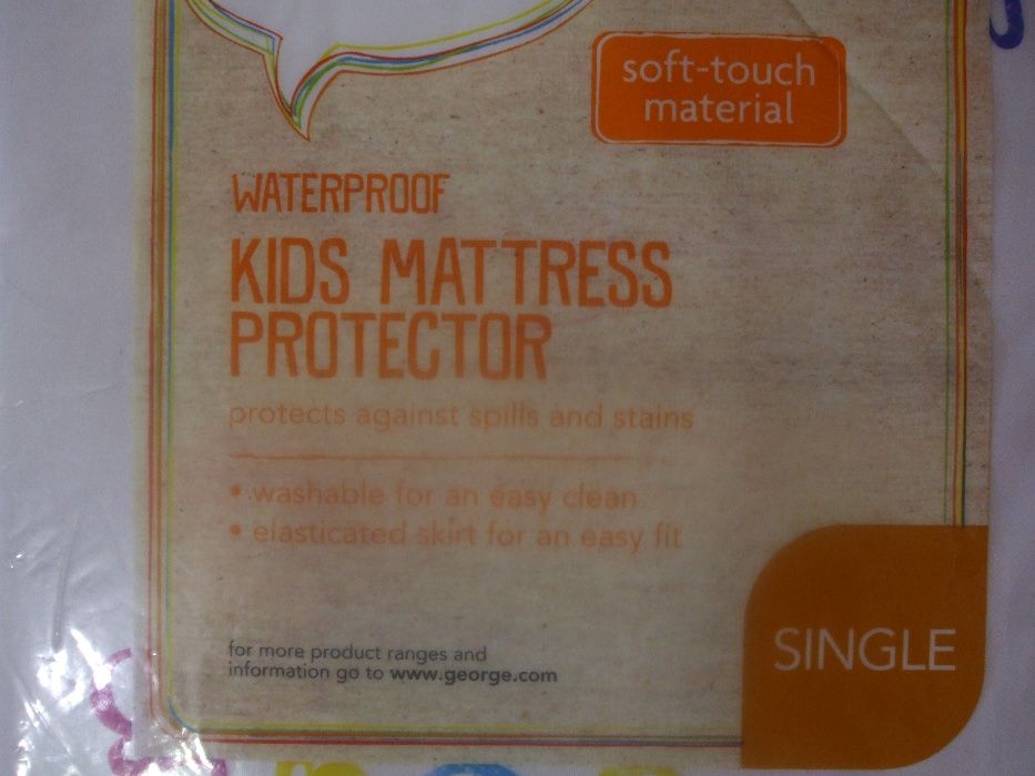 наматрасник новый водонепроницаемый 90 х 190 GEORGE