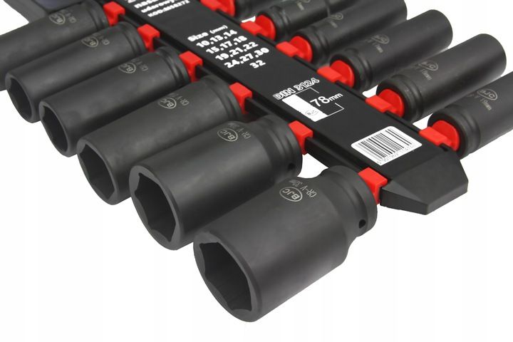 NASADKI UDAROWE 13el 10-32 mm 1/2" zestaw nasadek