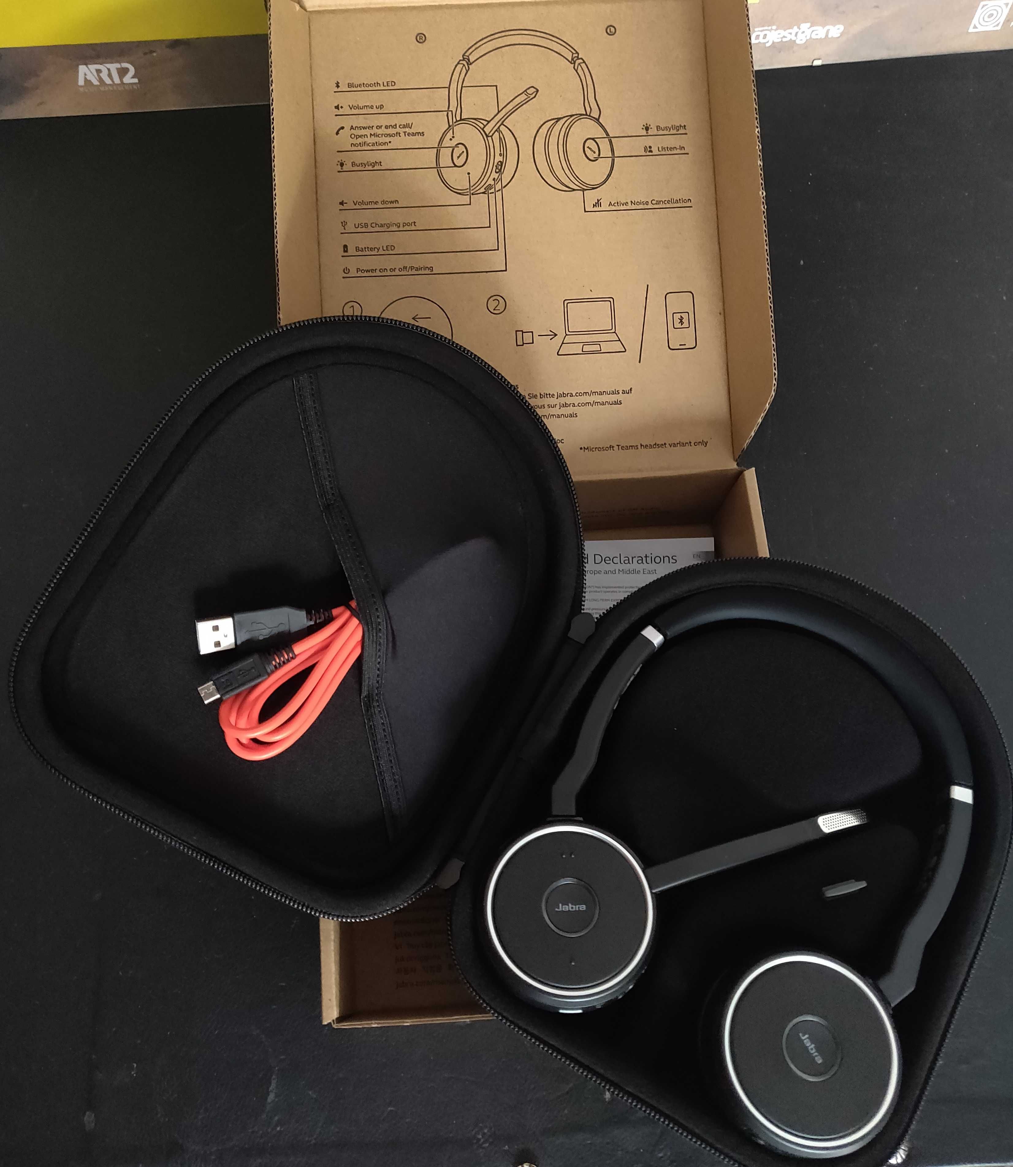 Jabra Evolve 75 MS Duo - NOWE Słuchawki