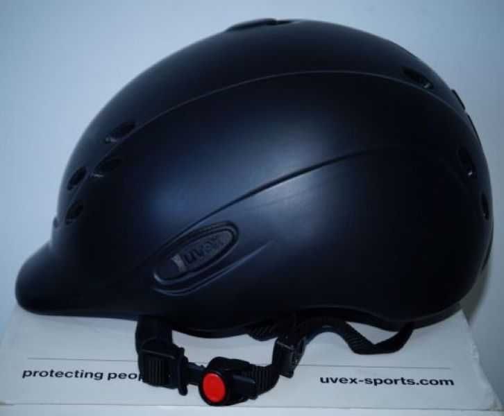 UVEX ONYXX Kask jeździecki do jazdy konnej czarny 49 - 54 cm
