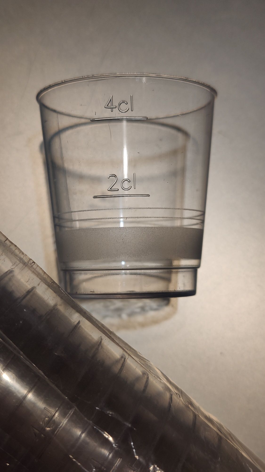 Nowe kieliszki 4cl 40ml plastikowe 100szt