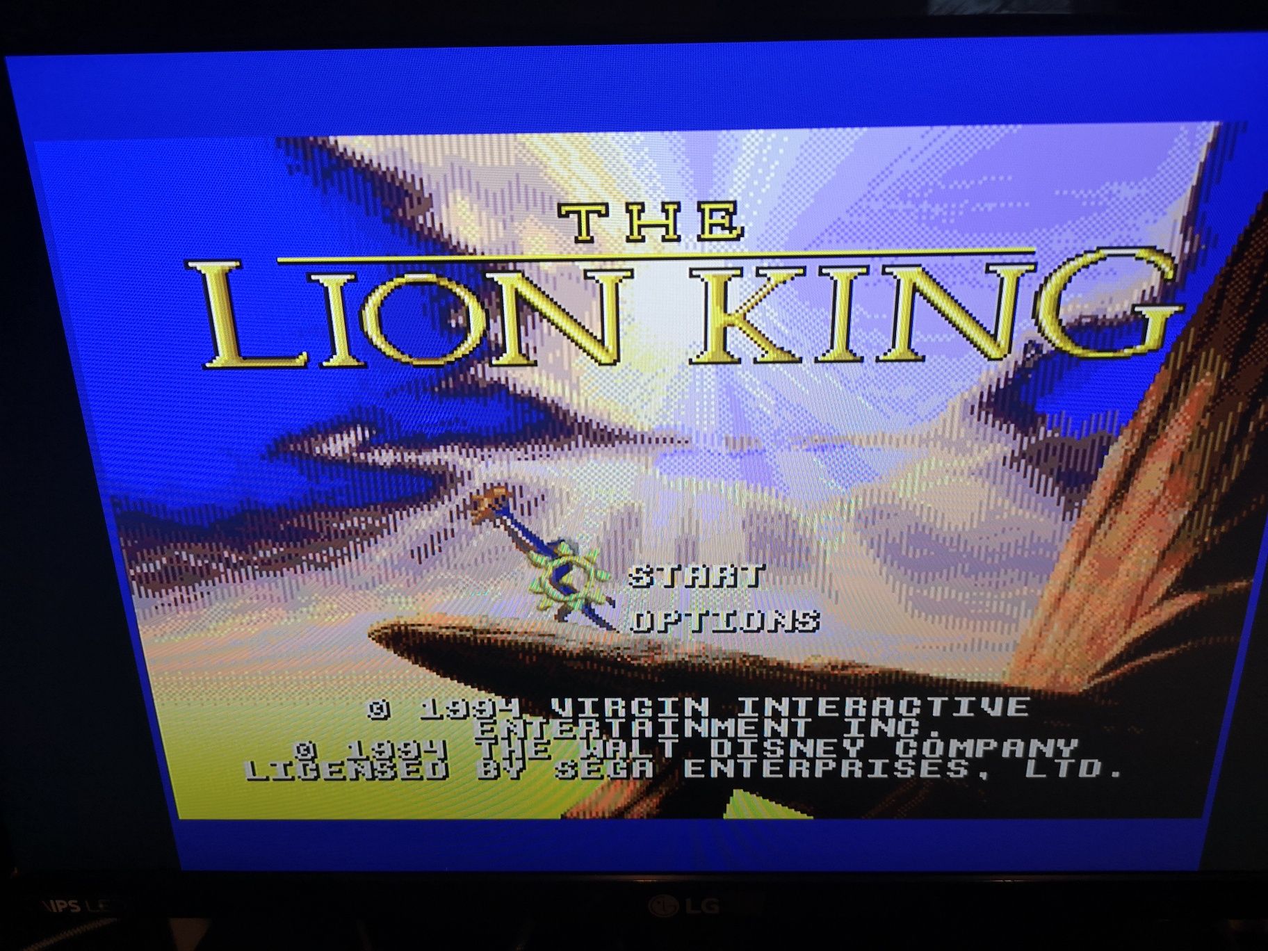 Lion King SEGA MEGA DRIVE gra ANG (oryginał testowany) komplet